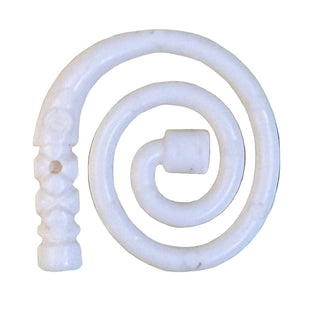 Minifigure Weapon Whip Coiled - 1 Hole, Indented Handle Part# 61975 Part LEGO® White