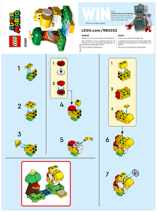 30509-Yellow Yoshi's Fruit Tree - Expansion Set polybag - INSTRUCTIONS ONLY Instructions LEGO®