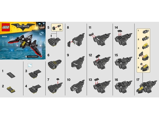 30524-The mini batwing polybag - INSTRUCTIONS ONLY Instructions LEGO®