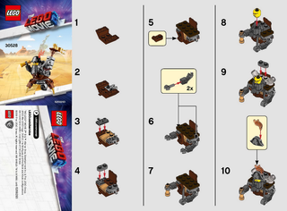 30528-Mini Master - Building MetalBeard polybag - INSTRUCTIONS ONLY Instructions LEGO®