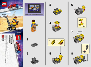 30529-Mini Master - Building Emmet polybag - INSTRUCTIONS ONLY Instructions LEGO®