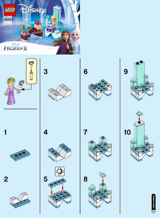 30553-Elsa's Winter Throne polybag - INSTRUCTIONS ONLY Instructions LEGO®