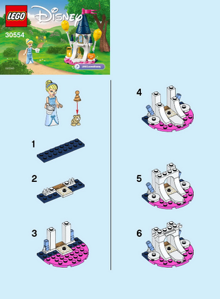 30554-Cinderella Mini Castle polybag - INSTRUCTIONS ONLY Instructions LEGO®