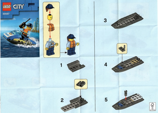 30567-Police Water Scooter Polybag - INSTRUCTIONS ONLY Instructions LEGO®