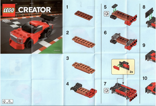 30577-Super Muscle Car polybag - INSTRUCTIONS ONLY Instructions LEGO®