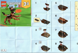 30578-German Shepherd polybag - INSTRUCTIONS ONLY Instructions LEGO®