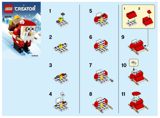 30580-Santa Claus polybag - INSTRUCTIONS ONLY Instructions LEGO®