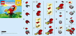 30581-Tropical Parrot polybag - INSTRUCTIONS ONLY Instructions LEGO®