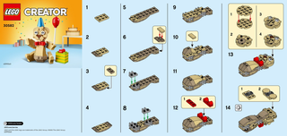 30582-Birthday Bear polybag - INSTRUCTIONS ONLY Instructions LEGO®