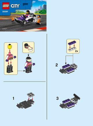 30589-Go - Kart Racer polybag - INSTRUCTIONS ONLY Instructions LEGO®