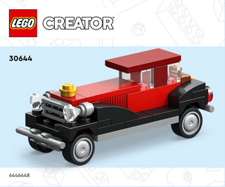30644-Vintage Car polybag - INSTRUCTIONS ONLY Instructions LEGO®