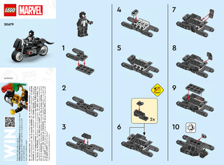 30679-Venom Street Bike polybag - INSTRUCTIONS ONLY Instructions LEGO®