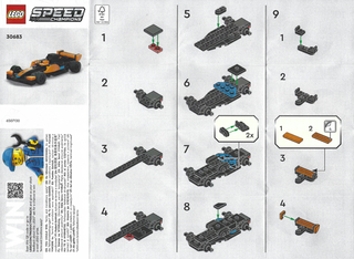 30683-McLaren Formula 1 Car polybag - INSTRUCTIONS ONLY Instructions LEGO®