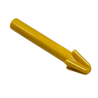 Minifigure, Weapon Harpoon, Smooth Shaft, Part# 18041 Part LEGO® Pearl Gold