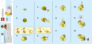 30690-Easter Egg Chick Painting Fun paper bag / polybag - INSTRUCTIONS ONLY Instructions LEGO®