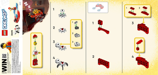 30698 - Cooper's Flying Controller Mini Build paper bag / polybag - INSTRUCTIONS ONLY Instructions LEGO®