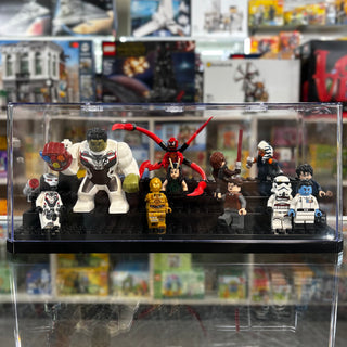 13x32 Studs, Minifigure & Model Display Case - Fits up to 52 Minifigures Display Case United Brick Co®