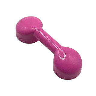 Bar 1 x 3 with 2 Stud Receptacles (Radio Handle / Telephone Handset), Part# 6190 Part LEGO® Dark Pink