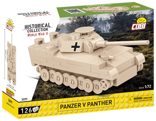 COBI Panzer V Panther Tank 1:72 Scale: Set #3099 Cobi Kit Cobi Toys