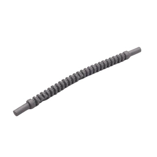 Hose, Flexible Ribbed with 8mm Ends 10L / 8.0cm, Part# 27328 Part LEGO® Flat Silver