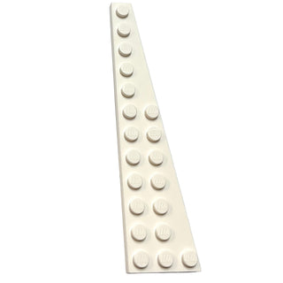 Wedge, Plate 12 x 3 Right, Part# 47398 Part LEGO® White