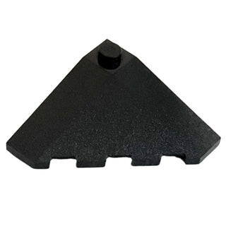 Wedge 4 x 4 (Slope 18 Corner), Part# 43708 Part LEGO® Black