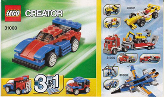 31000-Mini Speeder - INSTRUCTIONS ONLY Instructions LEGO®