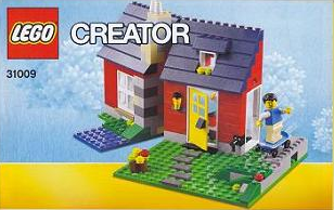 31009-Small Cottage - INSTRUCTIONS ONLY Instructions LEGO® Slightly Used Book 3