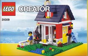 31009-Small Cottage - INSTRUCTIONS ONLY Instructions LEGO® Slightly Used Book 1