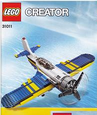 31011-Aviation Adventures - INSTRUCTIONS ONLY Instructions LEGO® Slightly Used Book 1