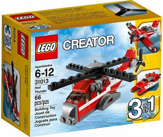 Red Thunder, 31013 Building Kit LEGO®