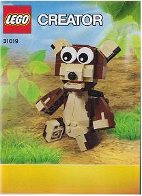 31019-Forest Animals - INSTRUCTIONS ONLY Instructions LEGO® Slightly Used Book 3