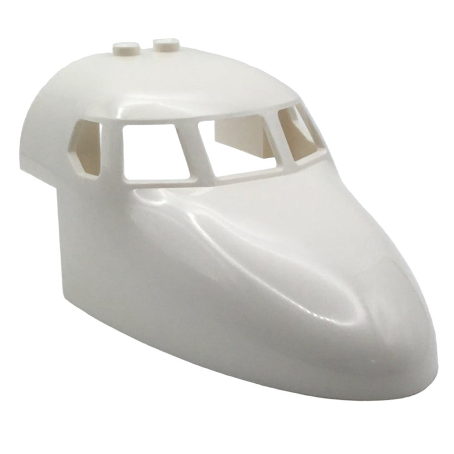 Aircraft, Forward Fuselage with Window Panes, Part# 18907 Part LEGO® White  