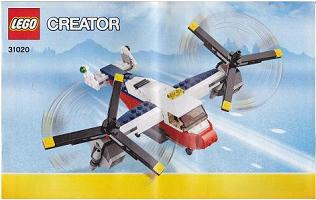 31020-Twinblade Adventures - INSTRUCTIONS ONLY Instructions LEGO® Slightly Used Book 1