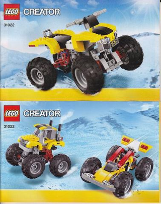 31022-Turbo Quad - INSTRUCTIONS ONLY Instructions LEGO®