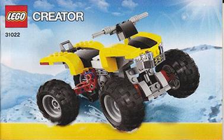 31022-Turbo Quad - INSTRUCTIONS ONLY Instructions LEGO® Slightly Used Book 1