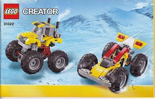 31022-Turbo Quad - INSTRUCTIONS ONLY Instructions LEGO® Slightly Used Book 2