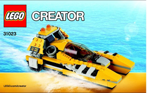 31023-Yellow Racers - INSTRUCTIONS ONLY Instructions LEGO® Slightly Used Book 2