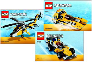 31023-Yellow Racers - INSTRUCTIONS ONLY Instructions LEGO®