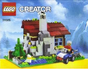 31025-Mountain Hut - INSTRUCTIONS ONLY Instructions LEGO® Slightly Used Book 1