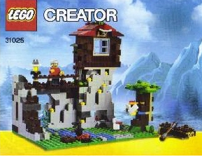 31025-Mountain Hut - INSTRUCTIONS ONLY Instructions LEGO® Slightly Used Book 3