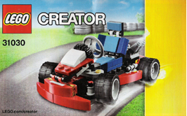 31030-Red Go - Kart - INSTRUCTIONS ONLY Instructions LEGO® Slightly Used Book 1