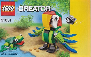 31031-Rainforest Animals - INSTRUCTIONS ONLY Instructions LEGO® Slightly Used Book 1