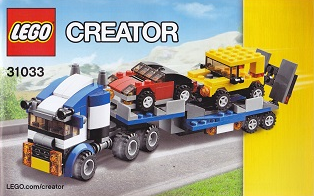 31033-Vehicle Transporter - INSTRUCTIONS ONLY Instructions LEGO® Slightly Used Book 1