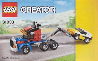 31033-Vehicle Transporter - INSTRUCTIONS ONLY Instructions LEGO® Slightly Used Book 3