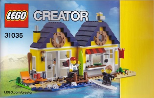 31035-Beach Hut - INSTRUCTIONS ONLY Instructions LEGO® Slightly Used Book 1