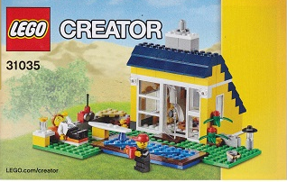 31035-Beach Hut - INSTRUCTIONS ONLY Instructions LEGO® Slightly Used Book 3