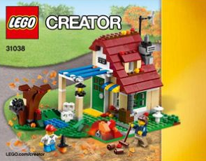 31038-Changing Seasons - INSTRUCTIONS ONLY Instructions LEGO® Slightly Used Book 3
