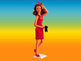 Caroline In Red Dress LEGO® Scala Set 3104 Building Kit LEGO®