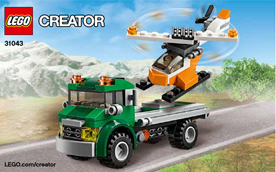 31043-Chopper Transporter - INSTRUCTIONS ONLY Instructions LEGO® Slightly Used Book 1